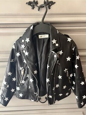 H&M kids faux leather jacket